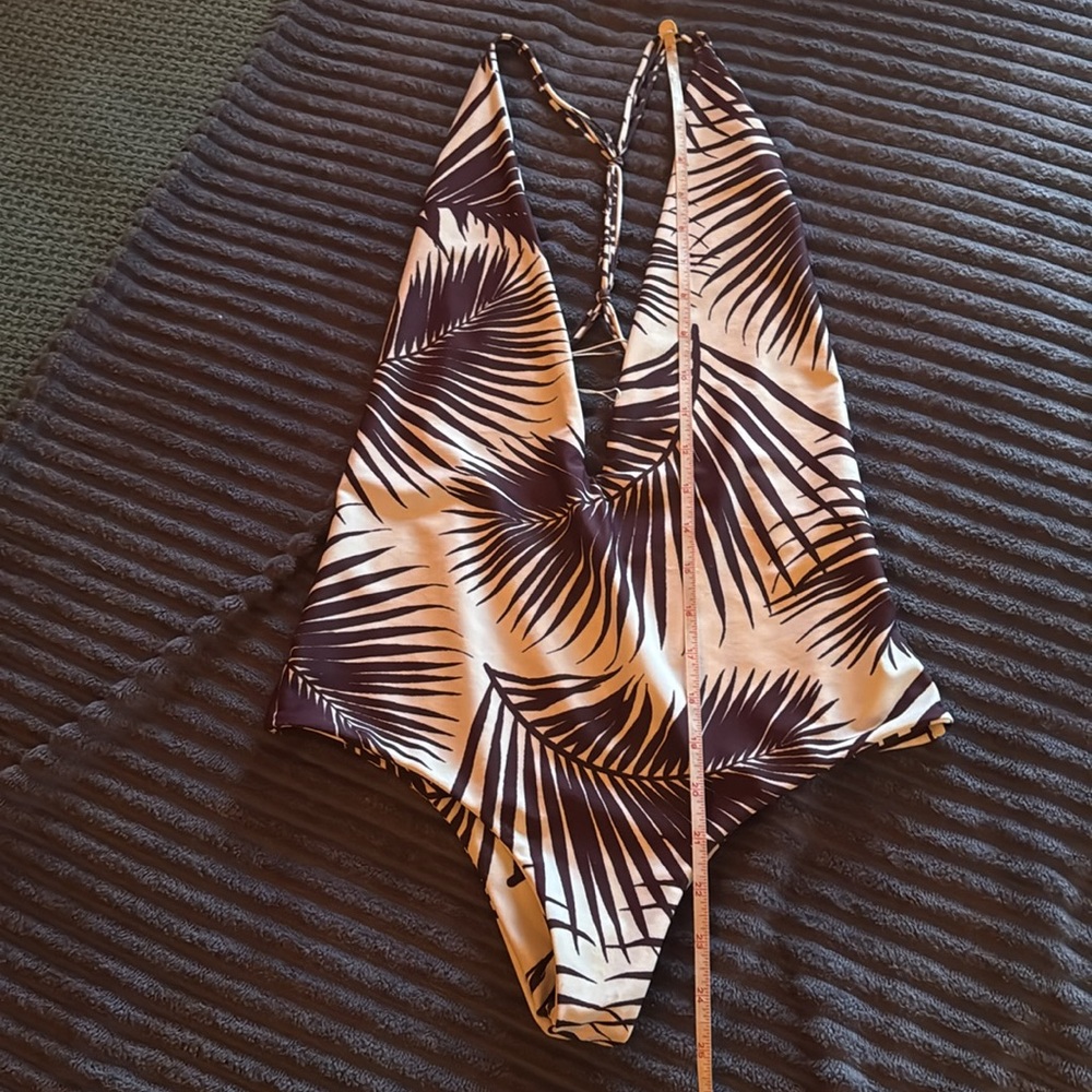 Mikoh Africa" Palm Leaf Print Swimsuit- - Picture 11 of 14